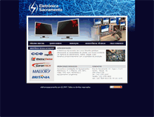 Tablet Screenshot of eletronicasacramento.com